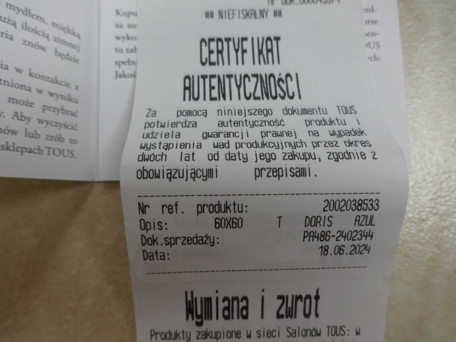 Hit wakacji apaszka Tous Doris