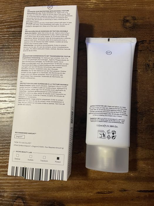 Transparent Lab SPF50+ Invisible 100 ml