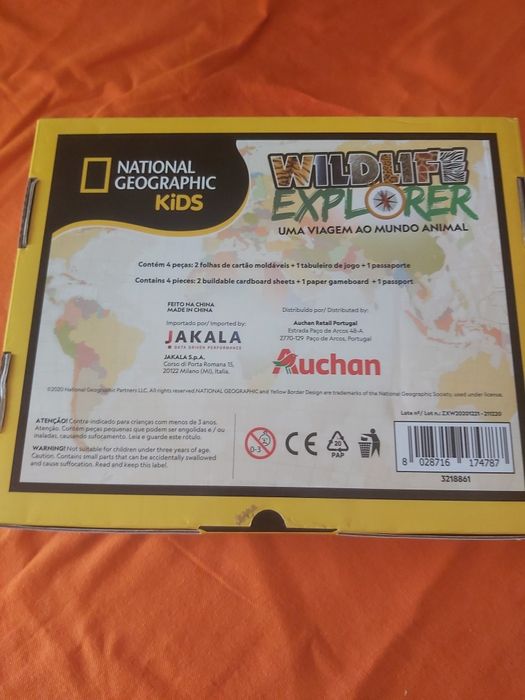 Wildlife Explorer National Geographic jogo tabuleiro