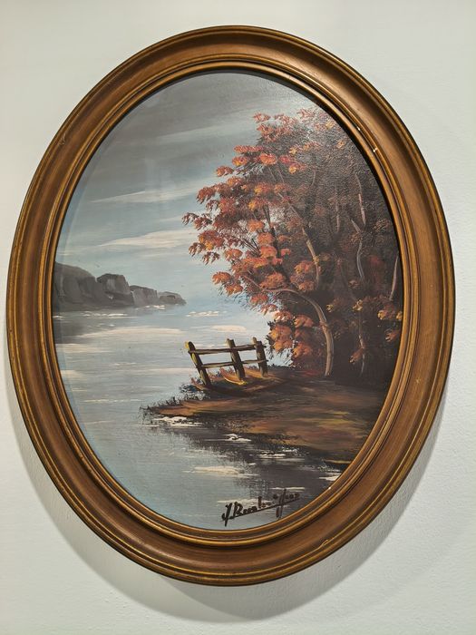 Pintura em óleo assinada