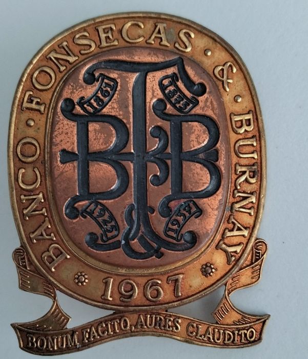 Shield-shaped flag and emblems