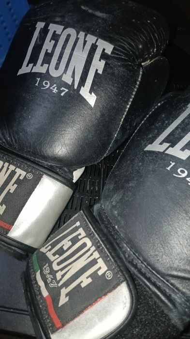 Luvas de Boxe Leone 1947 16oz como novas