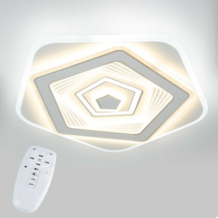 LED люстра, світильник, лампа. Пульт, дімер. Гарна якість. Доставка