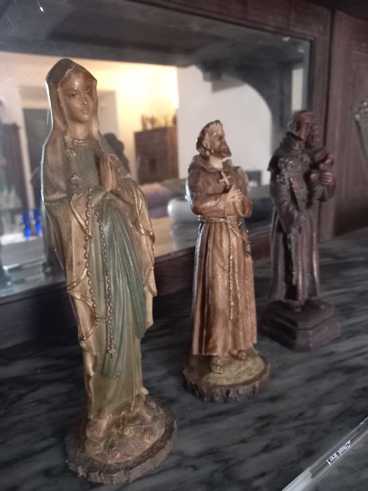 Arte Sacra- Imagens de Nossa Senhora, S.Francisco de Assis e Santo Ant