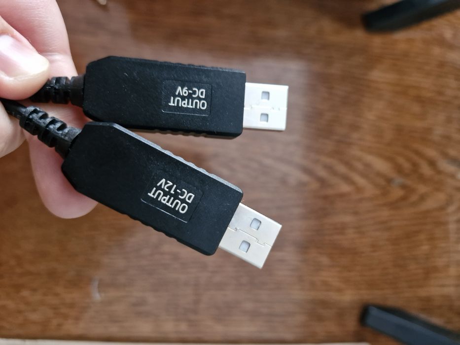 USB-кабель DC (Step-up) підвищувач напруги 5V до 9V та 12V для роутера