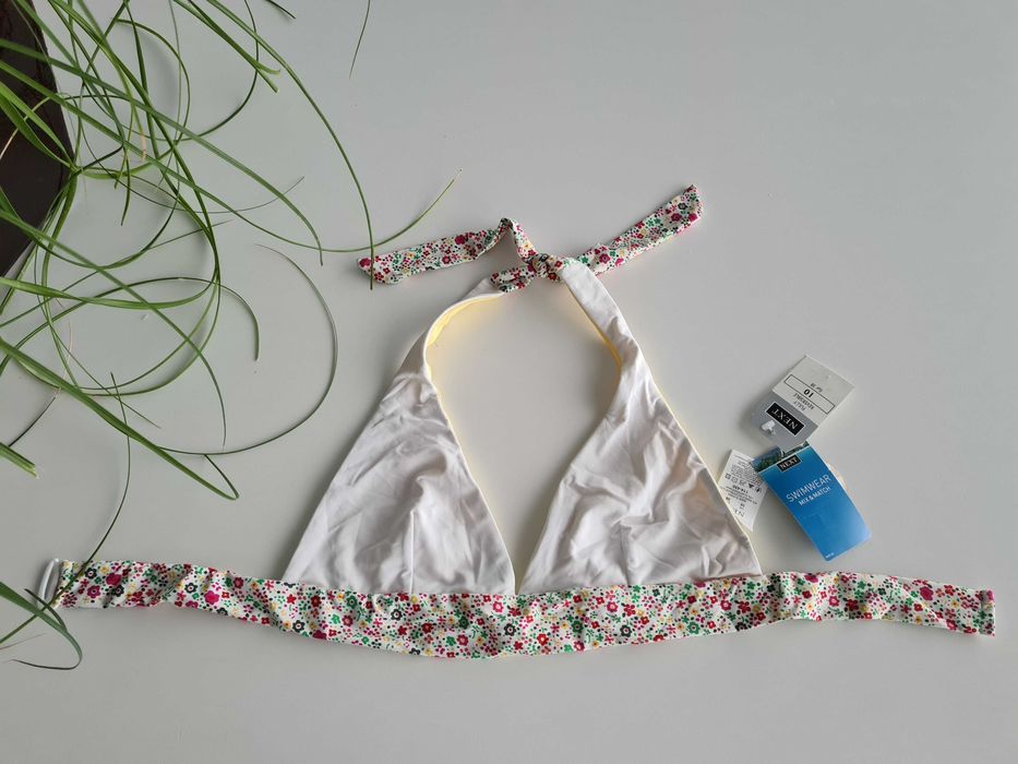 2in1 NEXT dół od bikini w kolorrze białym/żółtym w rozmiarze 38
