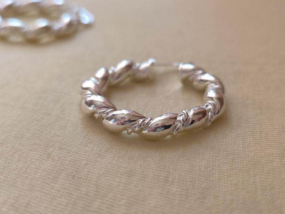 Сережки великі 925 проба, Китай