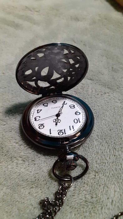Relógio de bolso com corrente homem NOVO polvo