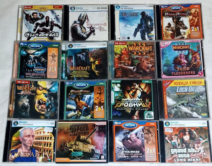 СD диски із іграми для ПК