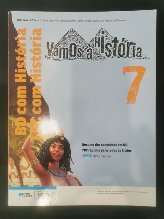 Caderno de atividades, Vamos à História, 7 ano