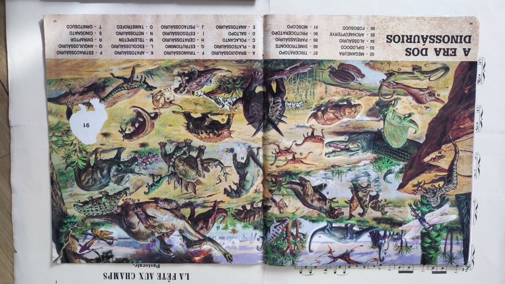 Caderneta de cromos - Dinosaurs - Panini