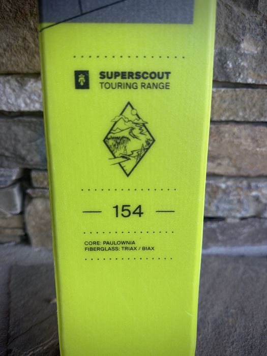 Narty skiturowe  Majesty Supercout 154cm z wiązaniami Dynafit TLT Expedition