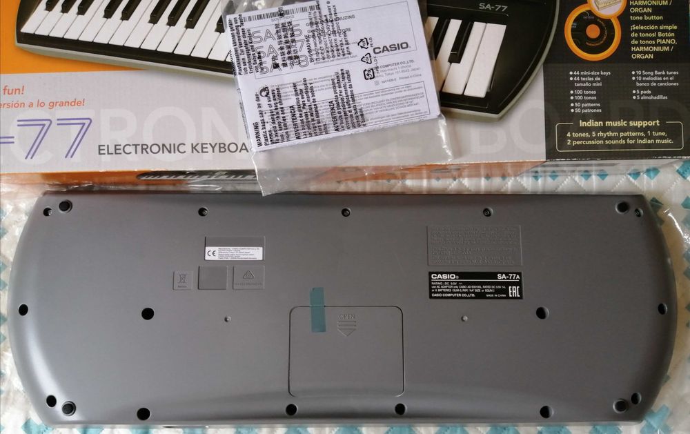 Casio SA 77 Teclado portátil