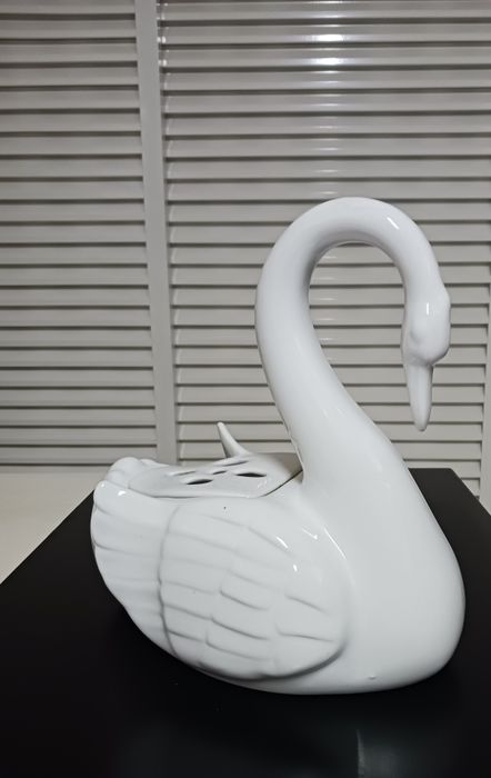 Jarra Cisne vintage de Porcelana