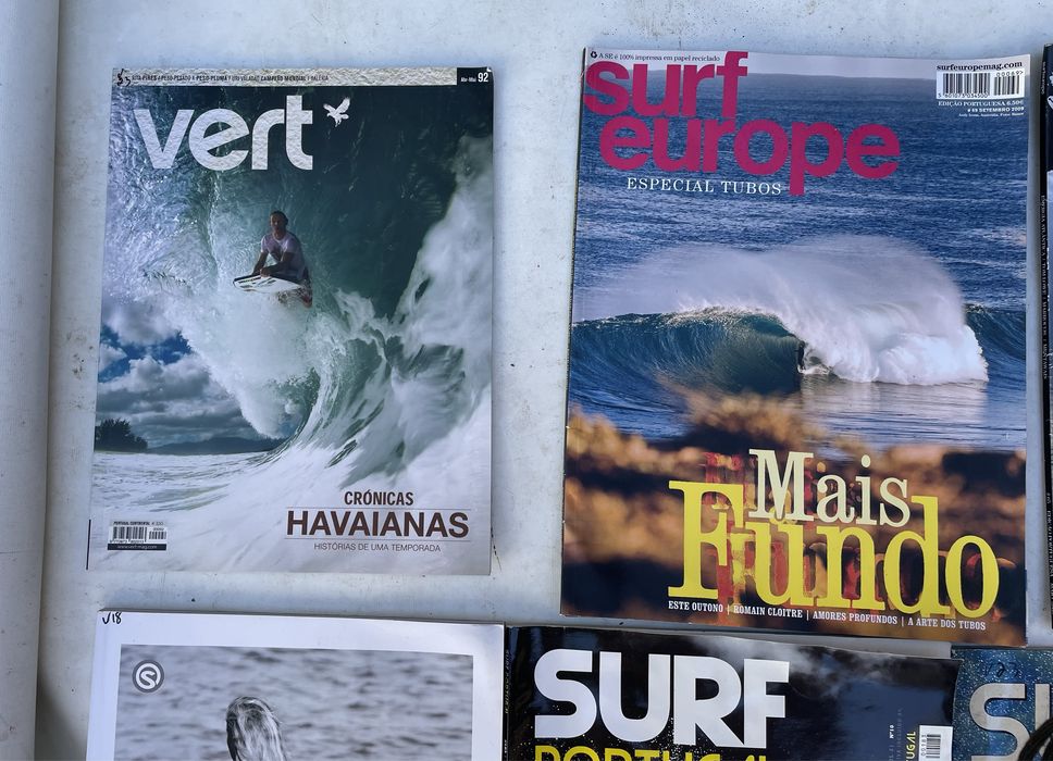 Vendo revistas de Surf body board
