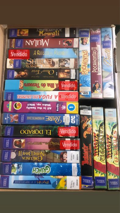 Filmes VHS antigos