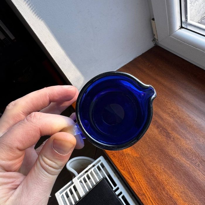 Dzbanek miniatura Horbowy kolorowe szkło PRL