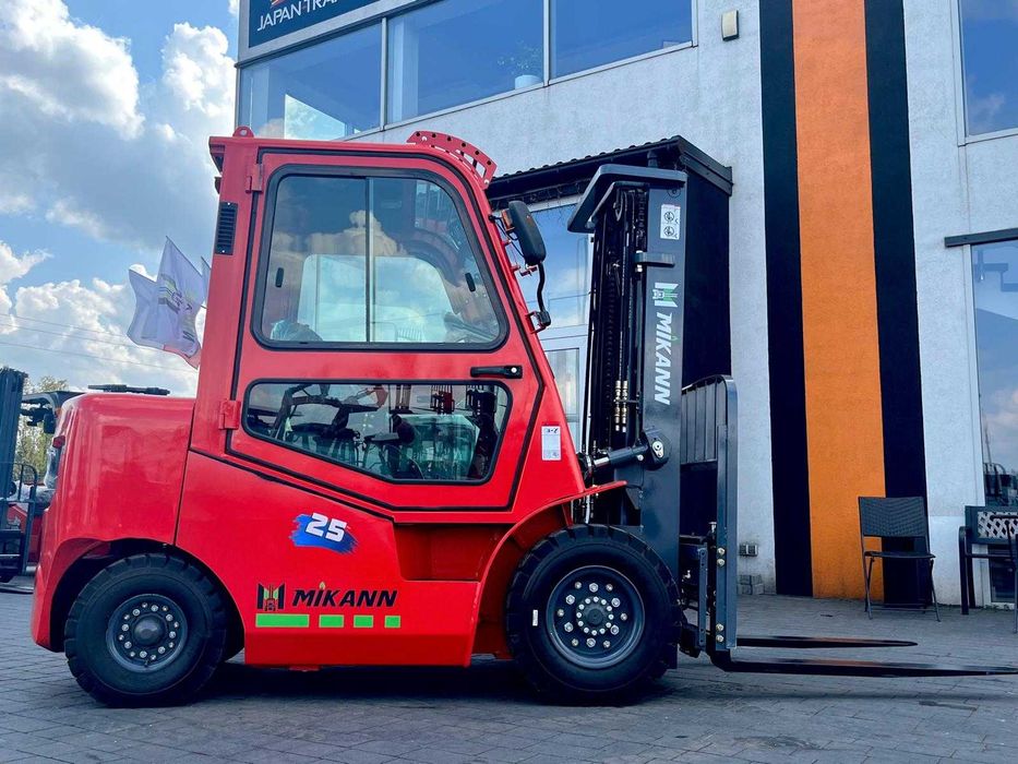 Wózek Widłowy 2,5T MIKANN, Maszt 4.5m,Triplex, Diesel Japan Trak