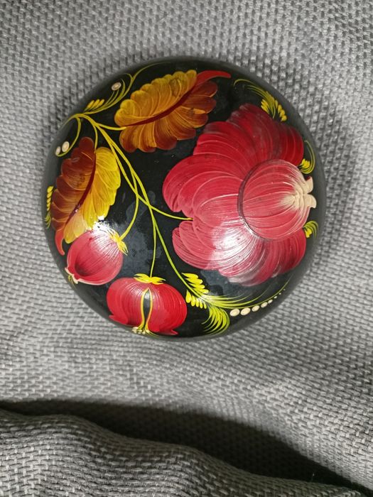 Графин СССР декантер Розписна скринька дерев'яна розпис