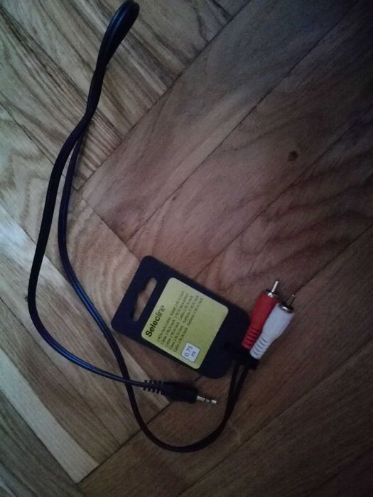 Kabel czarny 2RCA Jack