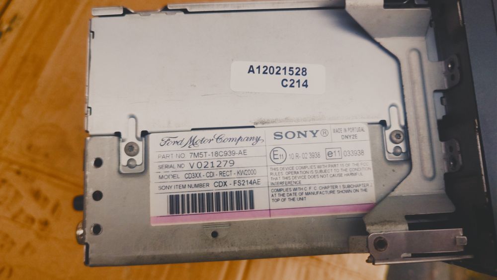 Магнитола SONY для Ford focus fiesta kuga и т.д.