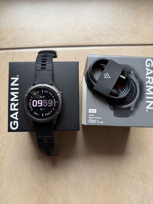 Garmin Fenix E 47mm Amoled Gwar. 26.06.2028r