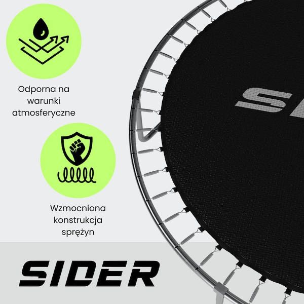 Батут із зовнішньою сіткою SIDER 8 FT 252 см бабути батут