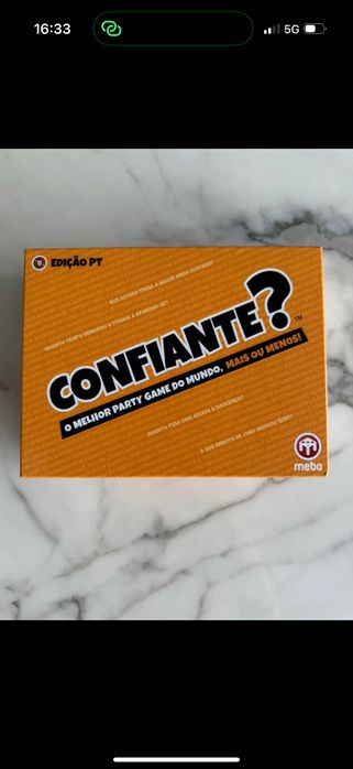 Jogo tabuleiro Confiante