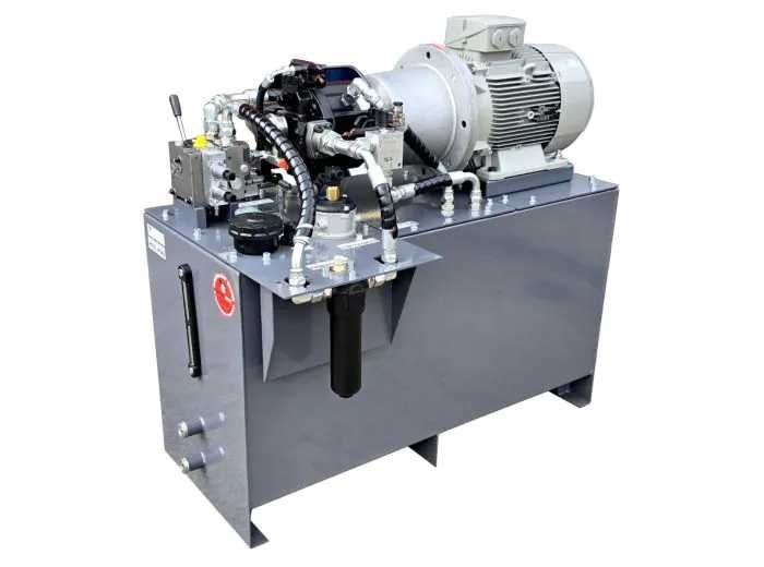 zasilacz  do prasy hydraulicznej z pompą tłoczkową 100l/min sygnałową