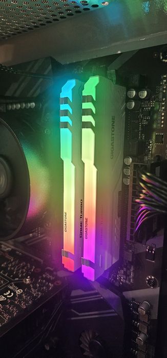 Gigastone Game Turbo RGB White 32gb (2x16gb) ddr4 3600MHz CL18 -  kit novo!