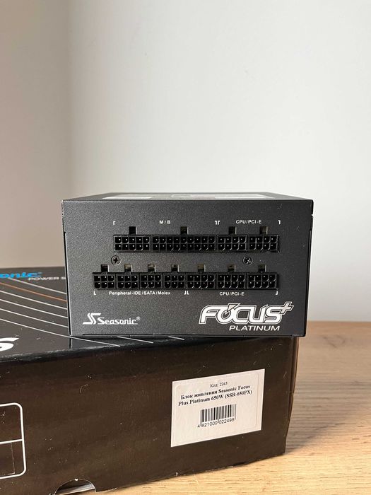 Блок живлення Seasonic Focus Plus Platinum 650W (SSR-650PX) - 2243