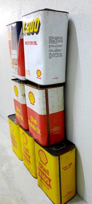Latas óleo SHELL