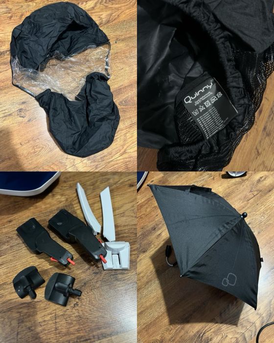 Wózek Quinny Moodd 2w1 Niebieski + akcesoria