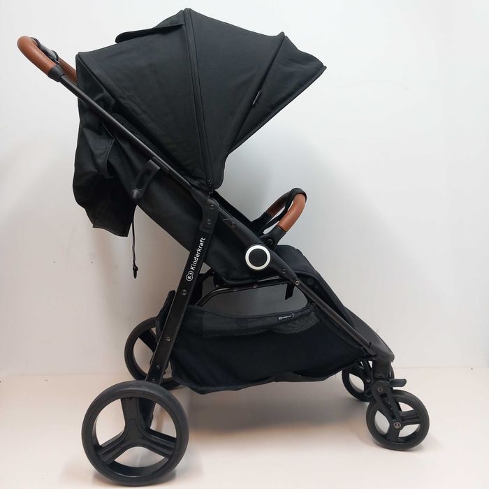 Wózek spacerowy Kinderkraft GRANDE PLUS  Czarny do 22 kg (B498)