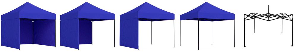 MOCNY Namiot Handlowy 2,5x2,5 Ogrodowy 22kg