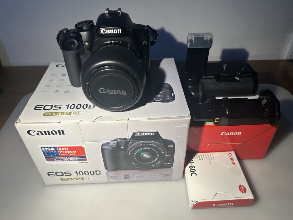 Canon EOS 1000D | obiektyw EF-S 18-55 | super stan tylko 12519 zdjęć
