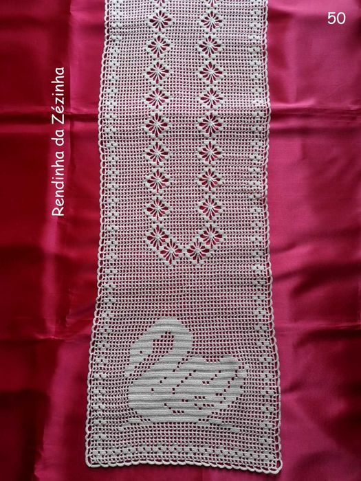 Centro de mesa em croche artesanal