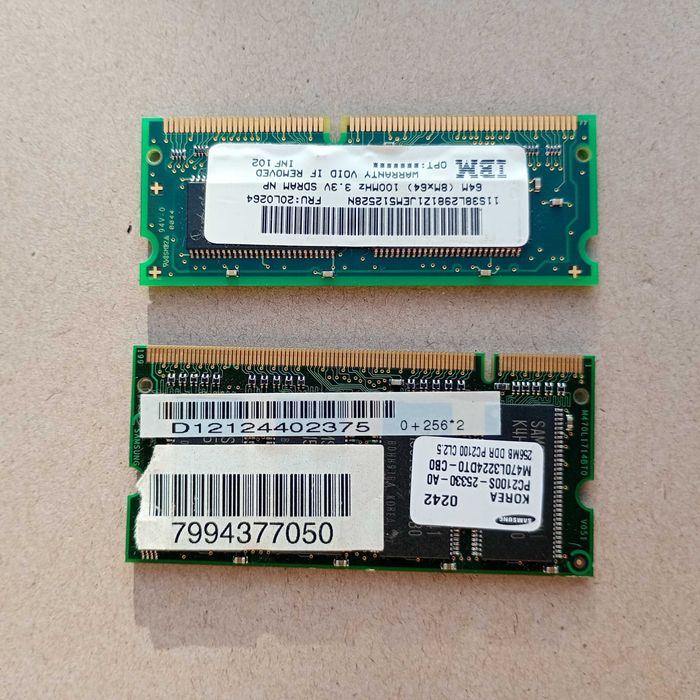 Pamięć RAM Samsung+IBM
