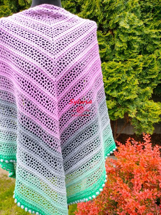 Chusta ażurowa Favola