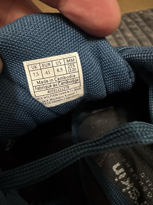 Чоловічі кросівки Jack Wolfskin Trail Blizzard Athletic Low 41(26,5см)