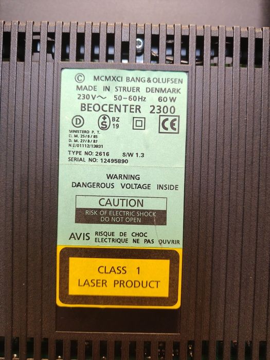 Bang Olufsen Beocenter 2300, Made in Denmark