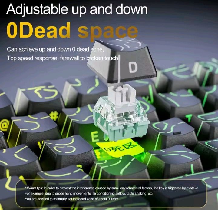 Magnetic keyboard attack shark x68HE64354222951555122