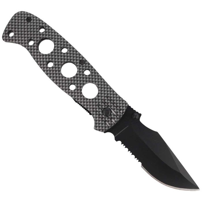 K25 Titanium Tactical Carbon Folder 85mm Nóż składany 19221