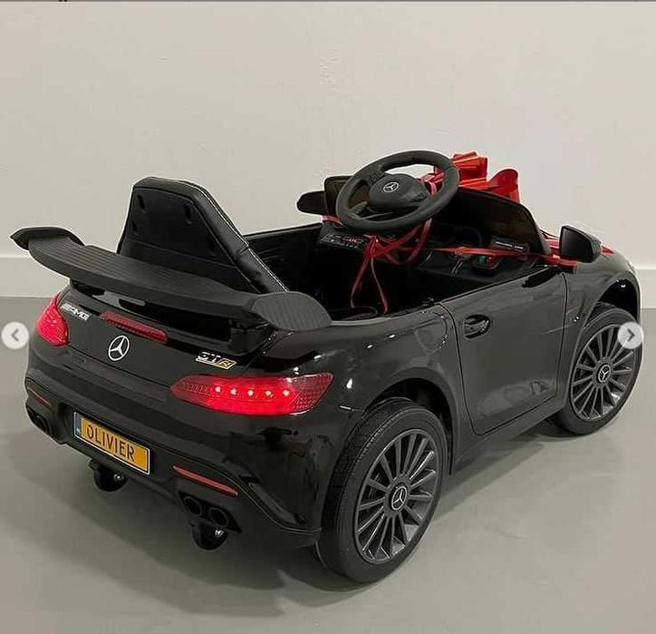 Samochodzik na roczek! Mercedes GTR auto na akumulator + PILOT