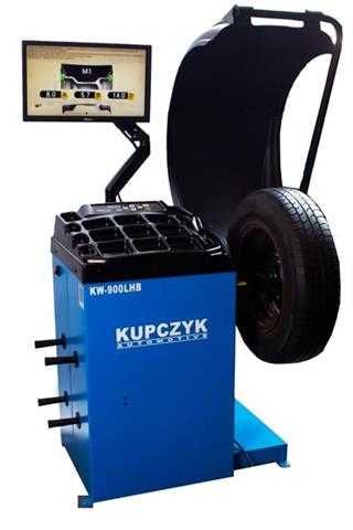 Wyważarka do kół KW-900LHB laser automatyczna Kupczyk wulkanizacja