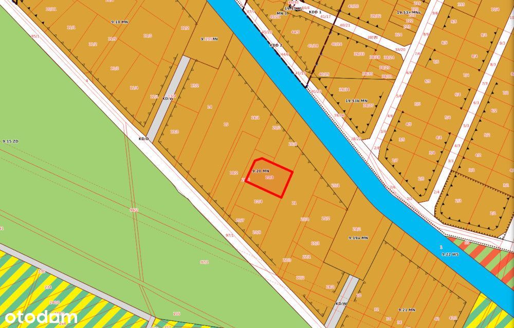 Działka przy Łabuńce | Cisza, zieleń i MPZP | 945 m² - Widok 2