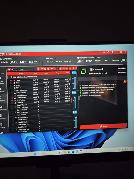 Computador 6700k+GTX1660
