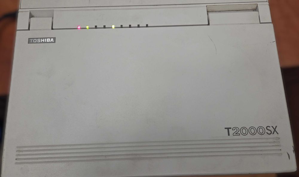 Toshiba T2000SX / PA8020U Zabytkowa jednostka systemowa Retro działa!