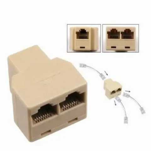Кабельный разветвитель сплиттер витой пары UTP 1x2 RJ-45.Харьков