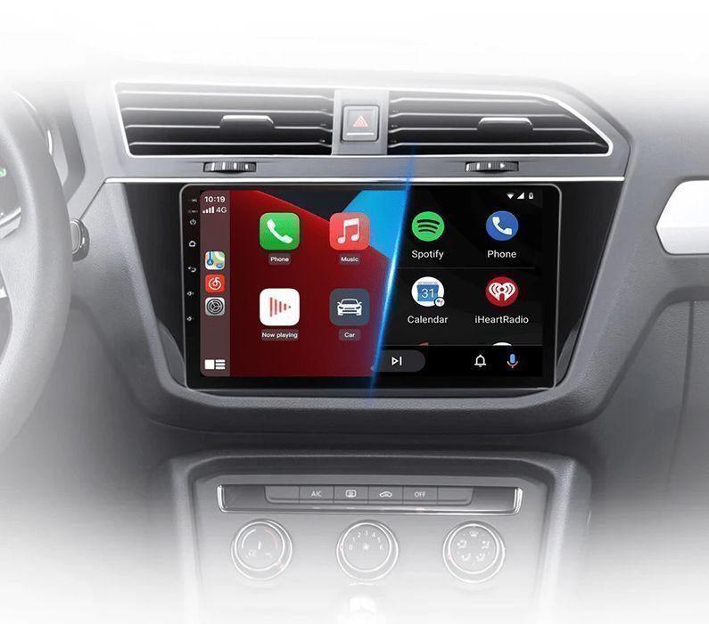 VW Tiguan 2016–2020 – Radio Android 15 9" CarPlay Android Auto 6GB/128GB GPS Nawigacja Stacja Multimedialna WiFi Bluetooth DSP 4G LTE PL